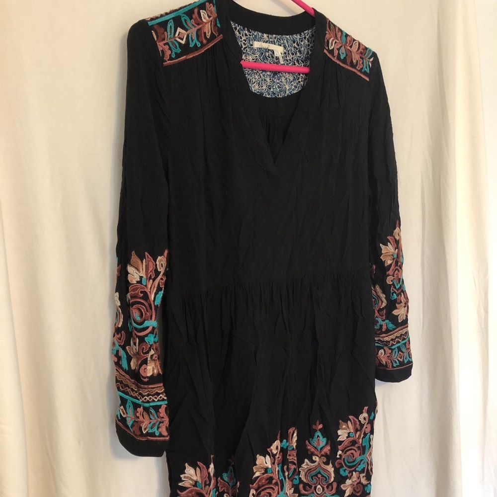 Anthropologie Embroidered Dress
